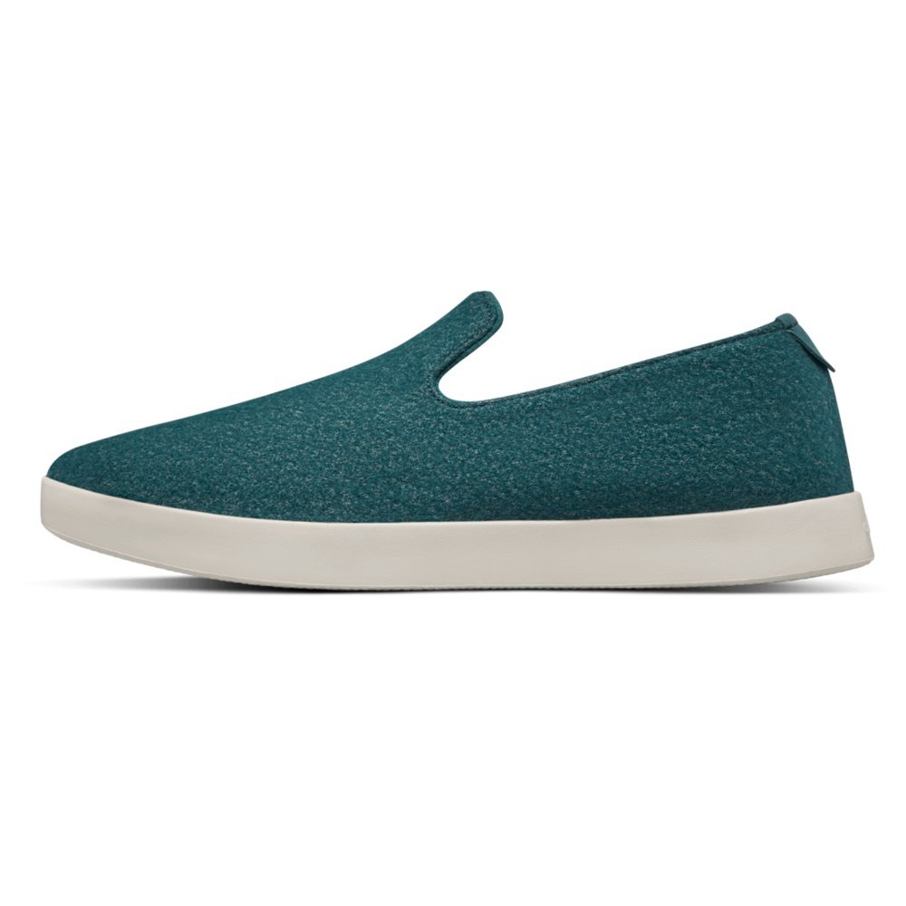 Allbirds Men\'s Wool Loungers - Slip-Ons Green - DLT918520